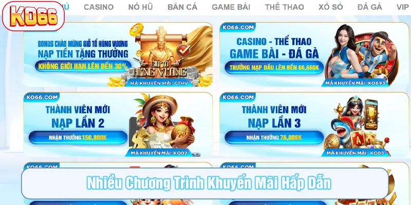 Triển khai nhiều ưu đãi hấp dẫn tặng cược thủ