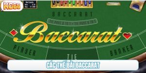 các thế bài baccarat