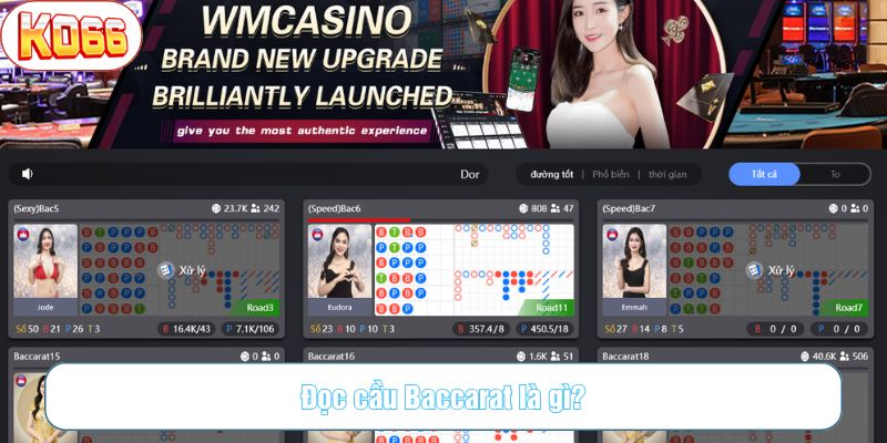 Đọc cầu Baccarat tại KO66 với bảng thống kê chi tiết