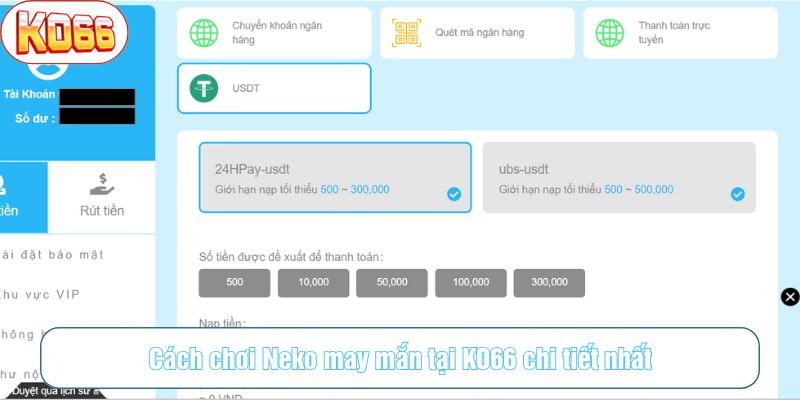 Nạp tiền chọn mức cược rồi quay hũ là ba bước cơ bản