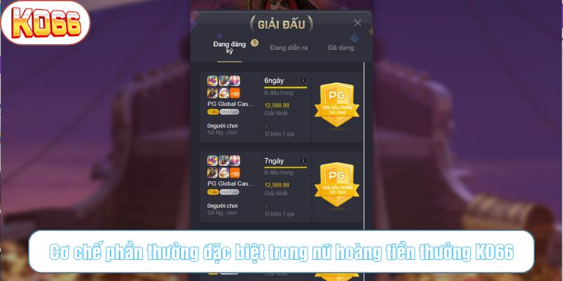 Cơ hội chinh phục Jackpot trong Nữ hoàng tiền thưởng KO66