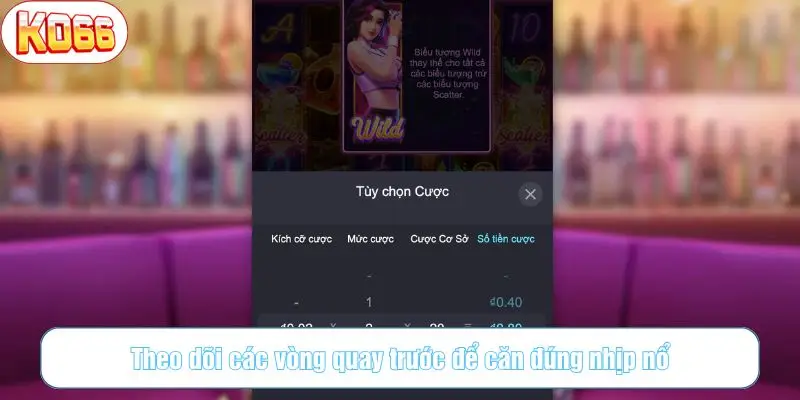 Theo dõi các vòng quay trước để căn đúng nhịp nổ