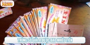 Trúng số giải 4 được bao nhiêu tiền