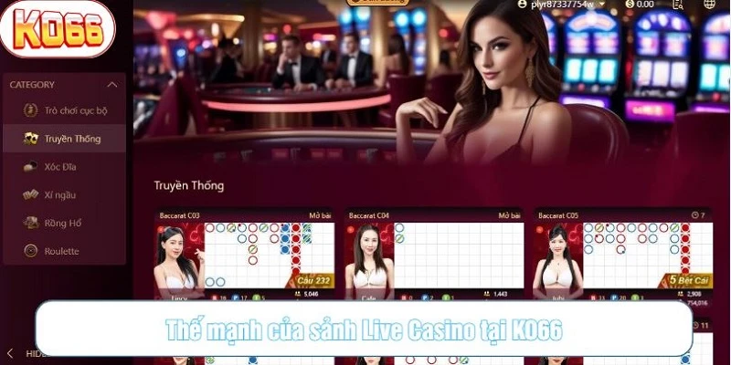 Thế mạnh nổi bật của sảnh trò chơi